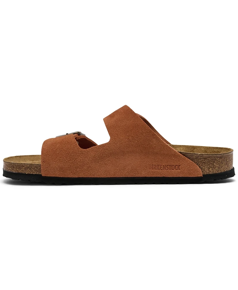 Birkenstock Men's Arizona Suede Leather Sandals from Finish Line