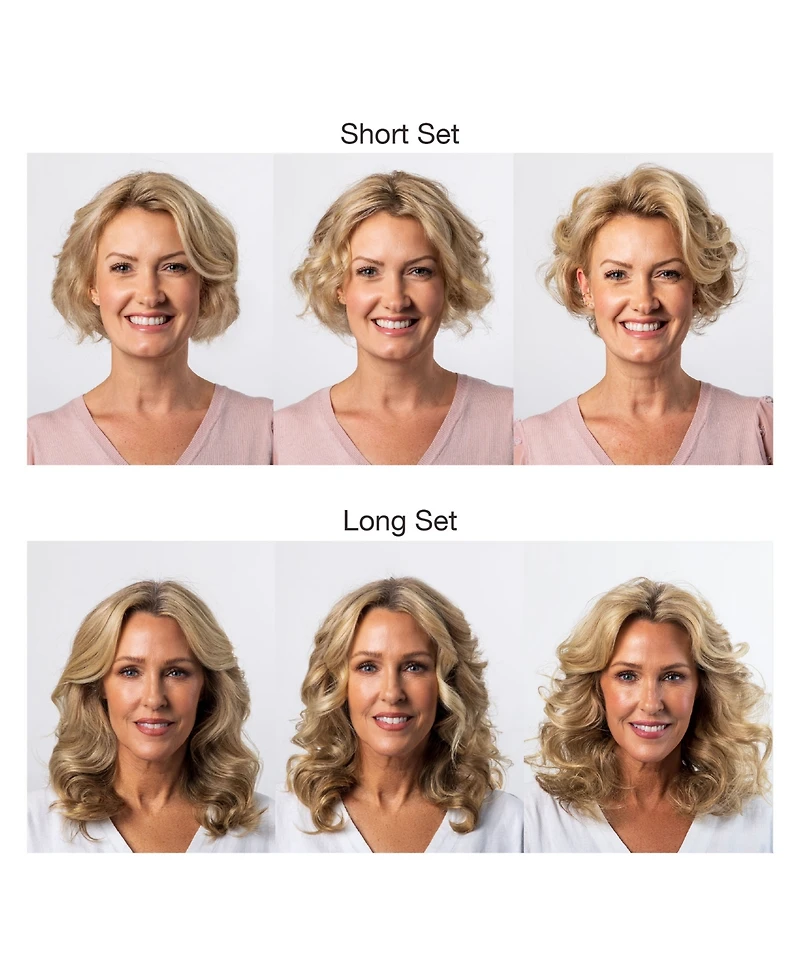 Calista Ion Long Hot Rollers and Claw Clips Set