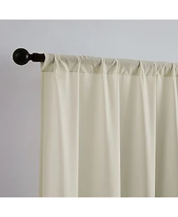 Tru-barrier Window Solutions Sheer Barrier Privacy Rod Pocket Panel Pair by 2 Piece Curtain