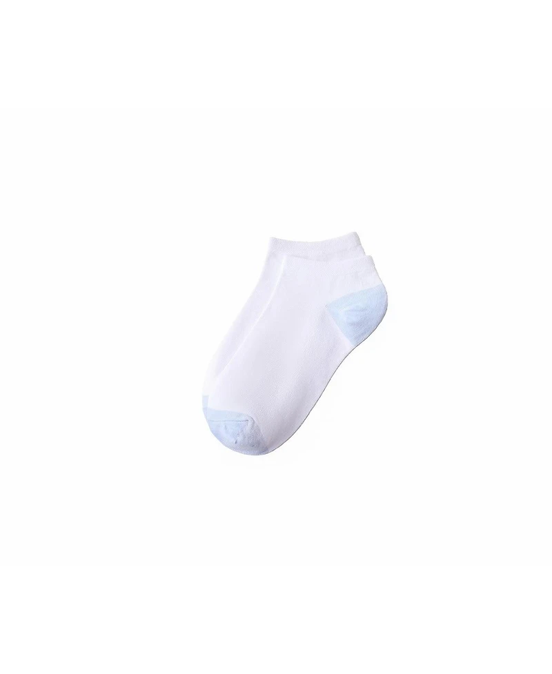 Lands' End Women's 3-Pack Cotton Patterned Low Cut Socks
