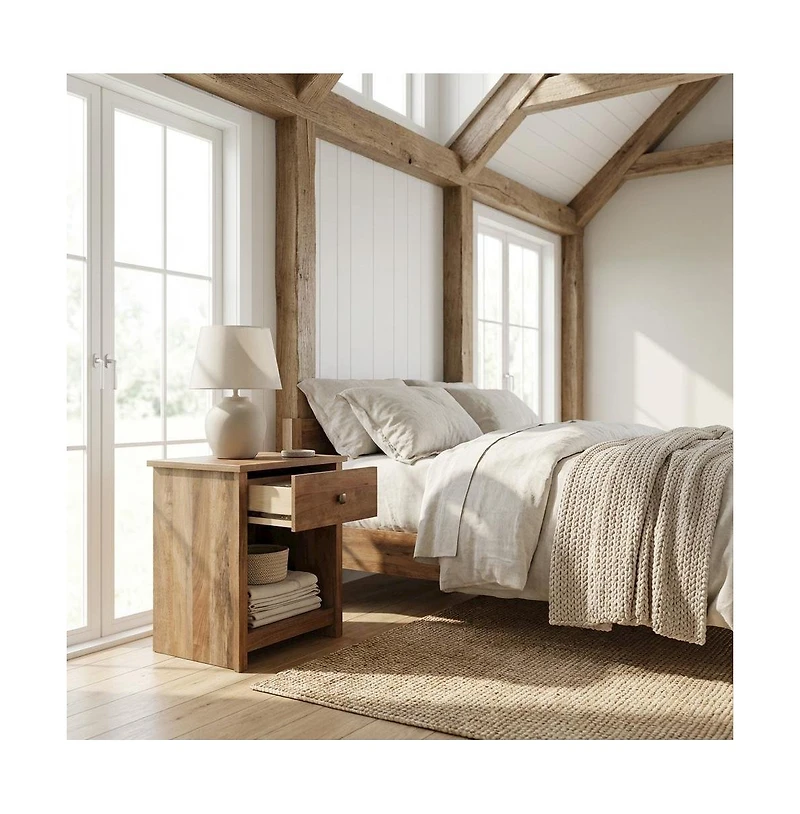 Starlight Canyon Home Night Stand with Bohemian and Transitional Style