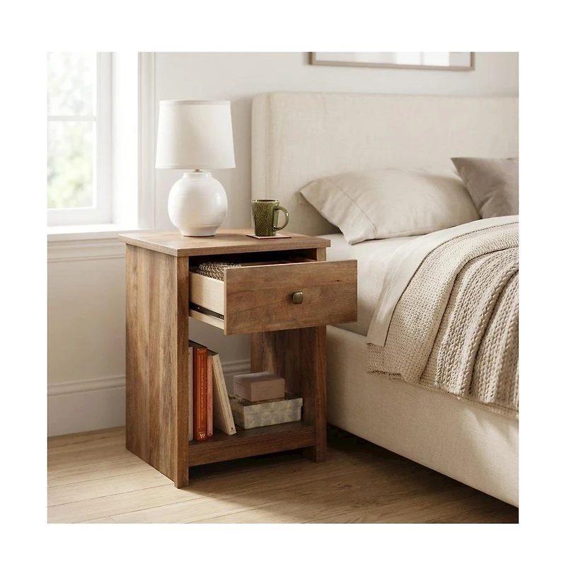 Starlight Canyon Home Night Stand with Bohemian and Transitional Style