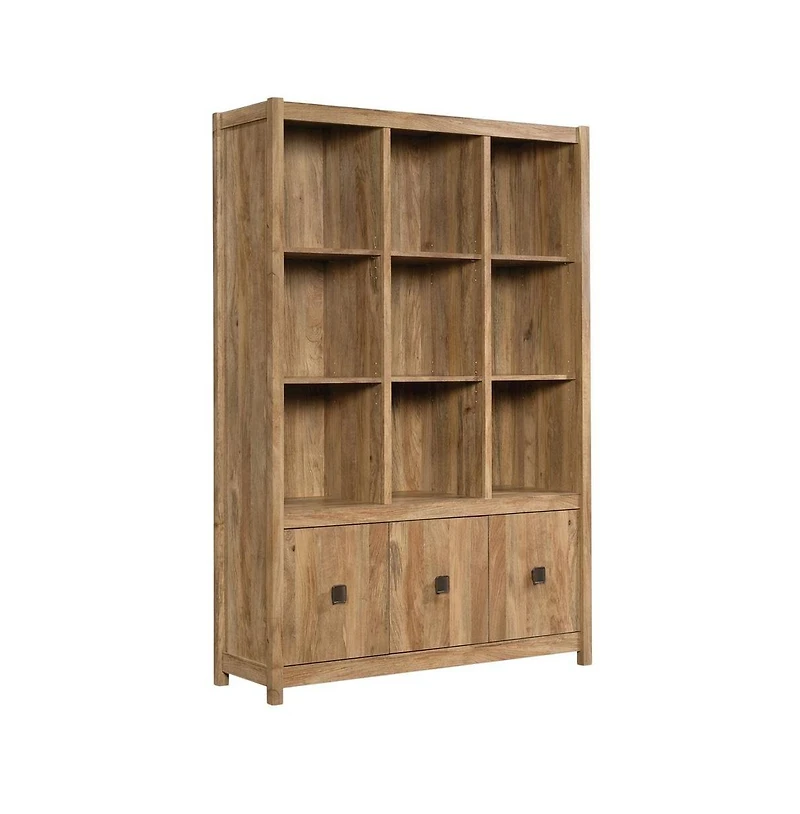 Starlight Canyon Home Wooden Bookcase in Sindoori Mango Finish with Modern Farmhouse Style