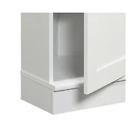 Starlight Canyon Home White Storage Cabinet With Soft Finish And Contemporary Style