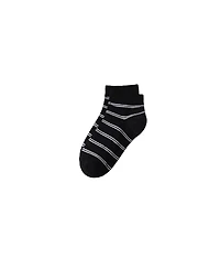 Lands' End Women's 3-Pack Cotton Stripe and Dot Quarter Socks