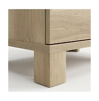 Starlight Canyon Home Wooden Nightstand in Timber Oak Finish with Rustic and Modern Farmhouse Style