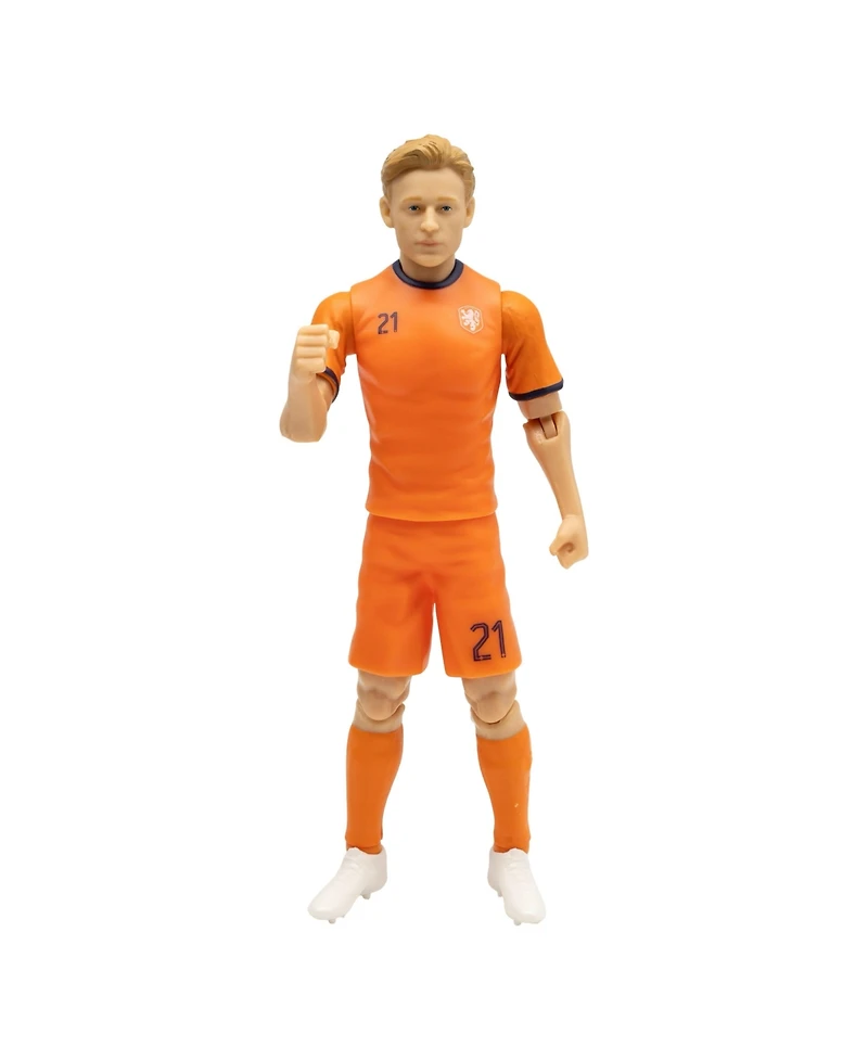 Banbo Toys Sockers Netherlands National Frenkie de Jong 8" Collectible Soccer Action Figure