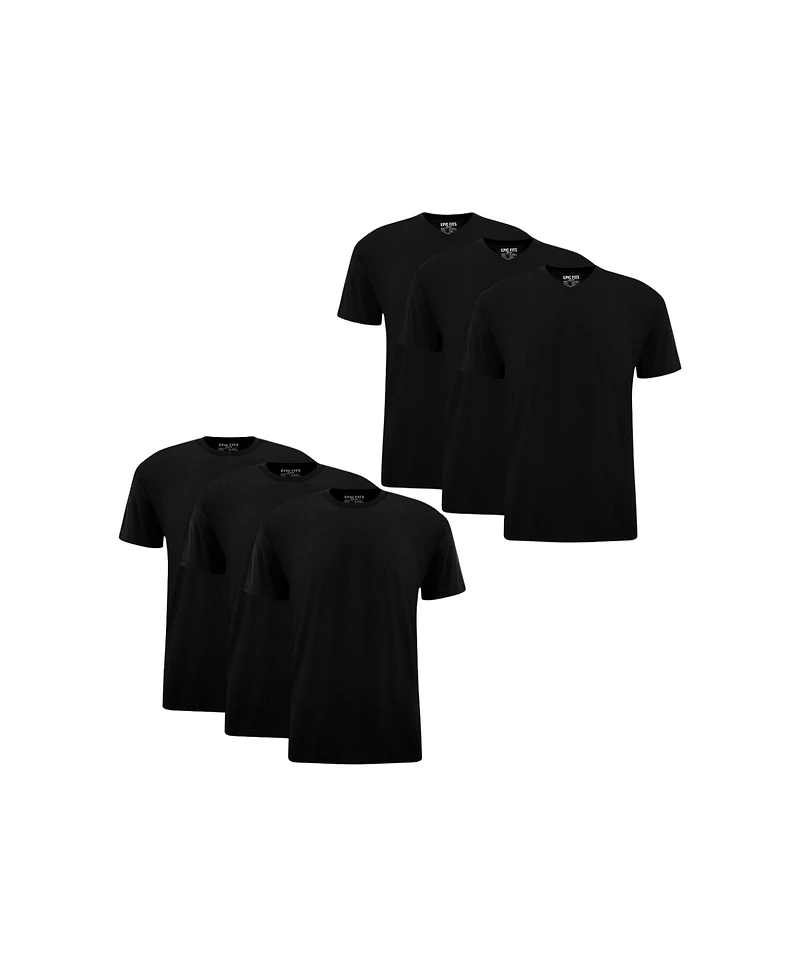 Epic Fits Men's Mixed T-Shirt, 6-Pack