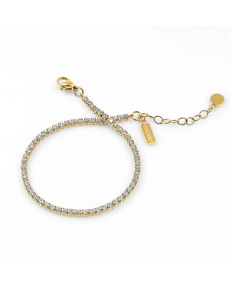 Vincero Women's Tennis Bracelet - 14K Gold
