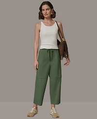 Donna Karan Weekend Women's High-Rise Paper Poplin Pants
