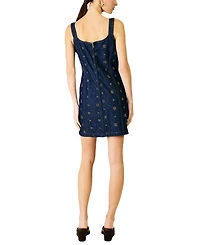 Line & Dot Women's Attina Square Neck A-Line Mini Dress