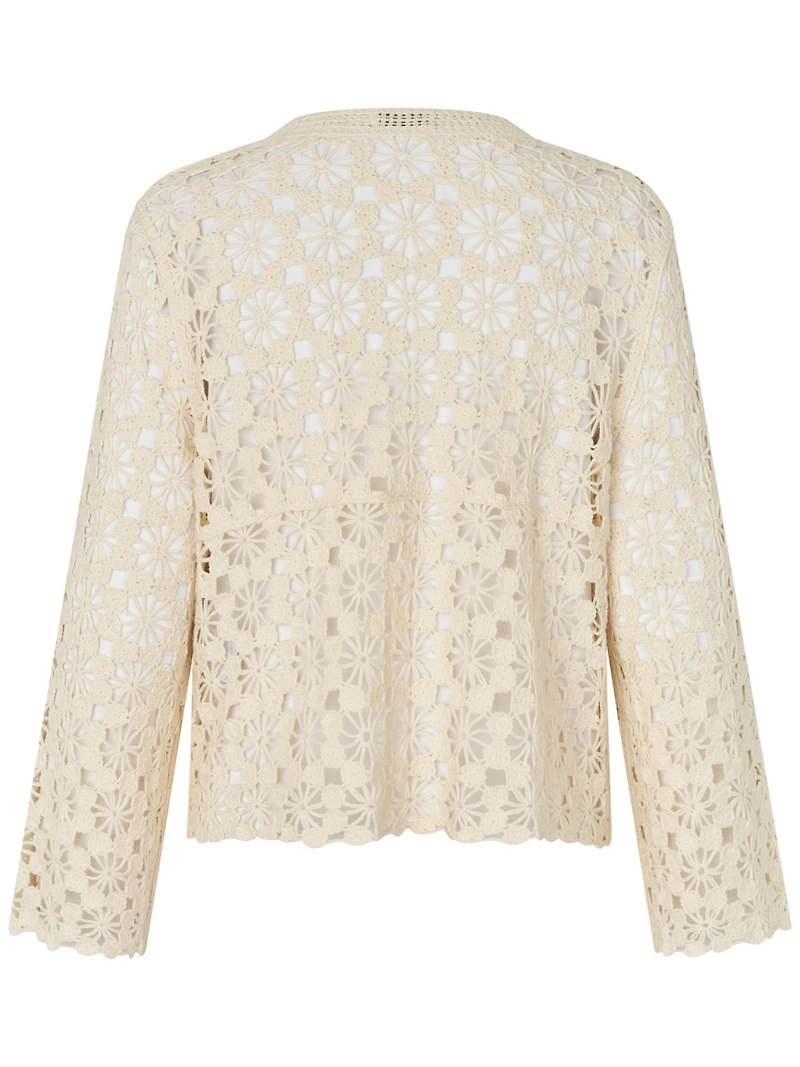 Masai Copenhagen Women's Malittalis Crochet Floral Cardigan