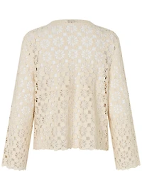Masai Copenhagen Women's Malittalis Crochet Floral Cardigan