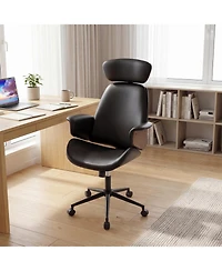 Slickblue Ergonomic Office Chair with Headrest and Adjustable Height