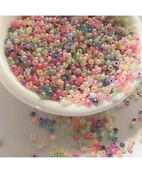 Sevorley 100g 2mm Glass Beads for Diy Bracelet Necklace Jewelry Making