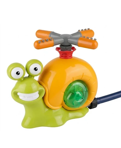 Sevorley 2-in-1 Snail Water Sprinkler Baseball Toy with Rotating Spray for Kids