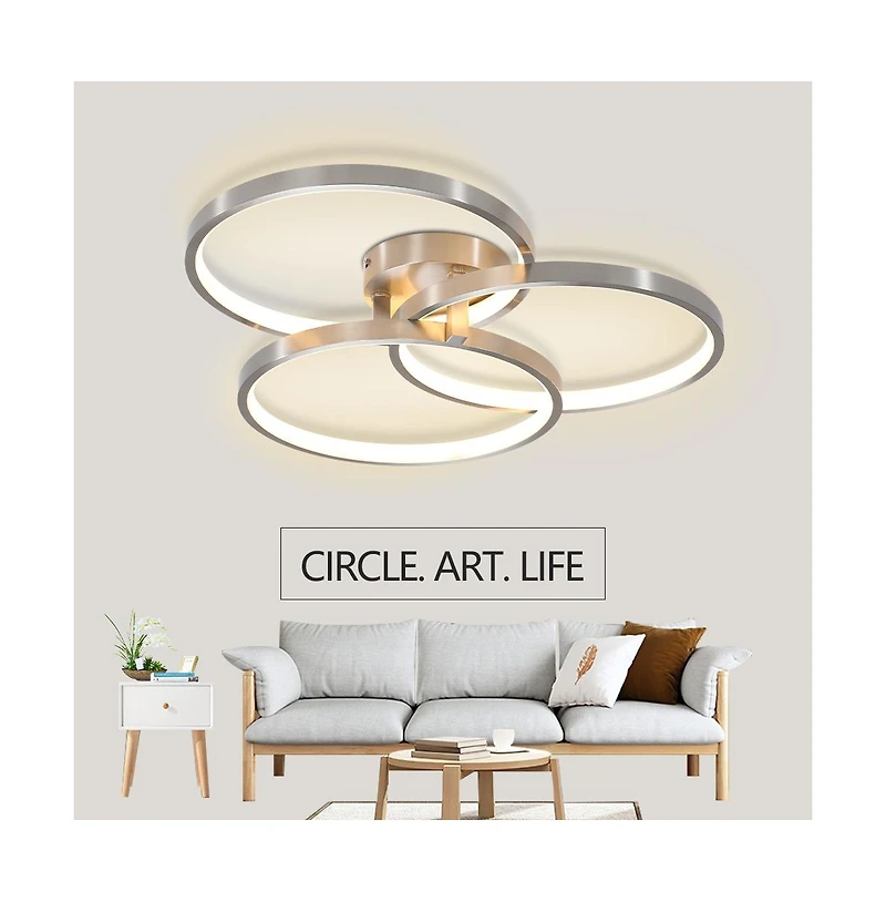 Midola 20" Modern Led Ceiling Light Fixture