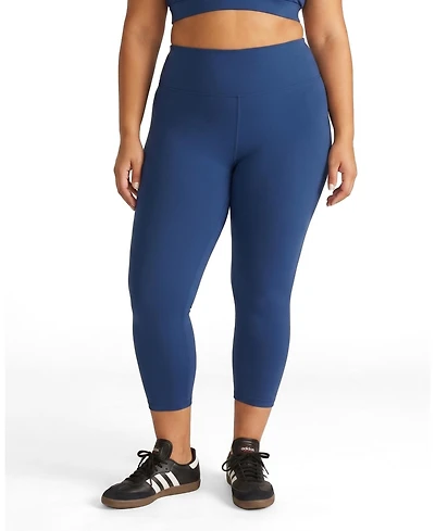Universal Standard Womens Plus Next-to-Naked Cropped Legging