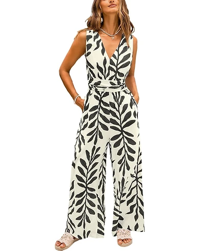 Cupshe Women's Yachting Tropical Jumpsuit