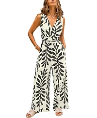 Cupshe Women's Yachting Tropical Jumpsuit