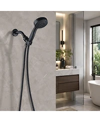 Phying 5 Mode Adjustable Handheld Shower Head High Pressure Shower Head With Flexible Hose Multipurpose Bathroom Shower Fixture