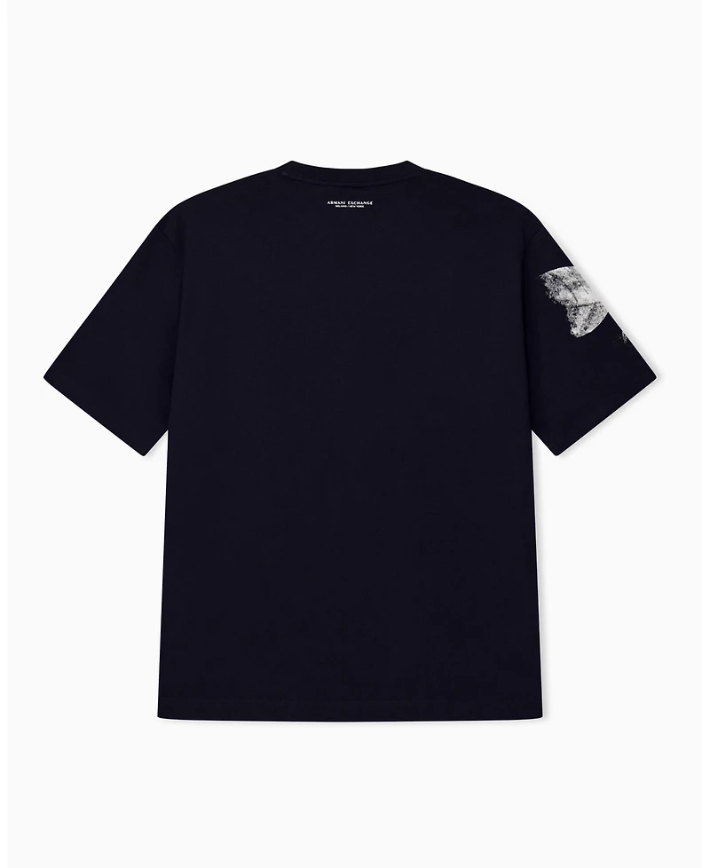A|X Armani Exchange Men's Exposed Flower T-Shirt