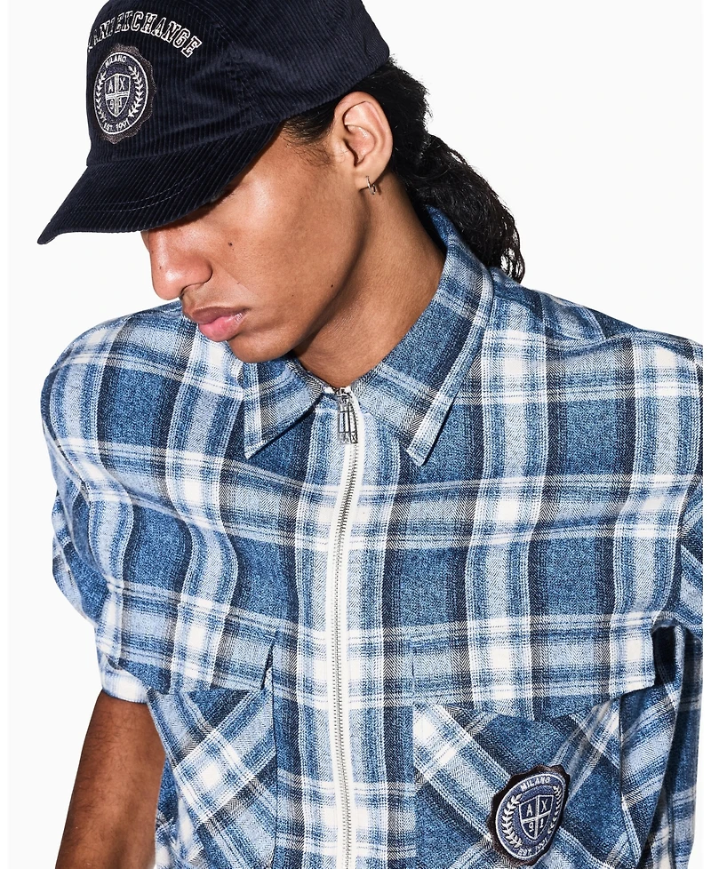 A|X Armani Exchange Men's Crossover Badge Cap