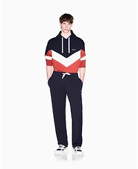 A|X Armani Exchange Men's Chevron Color Block Hoodie