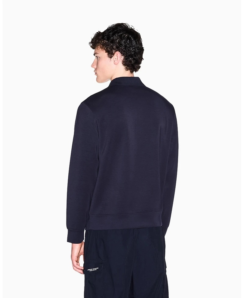 A|X Armani Exchange Men's Modal Polo Sweatshirt