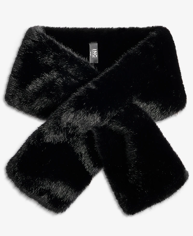 I.n.c. International Concepts Women's Faux-Fur Tipped Muffler, Macy's Exclusive