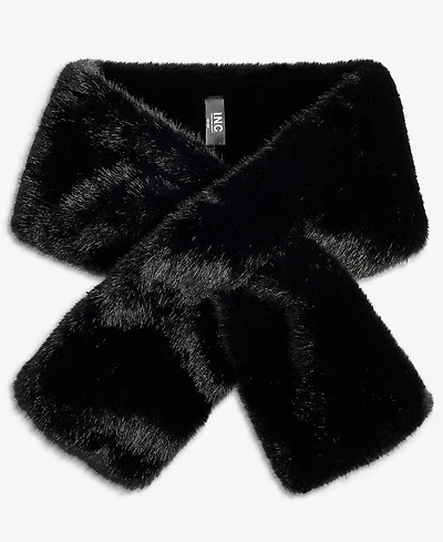 I.n.c. International Concepts Women's Faux-Fur Tipped Muffler, Macy's Exclusive