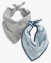 I.n.c. International Concepts Women's Tipped-Edge Sequin Two-Pack Triangle Scarf Gift Set, Macy's Exclusive
