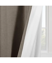 Linen Slub Blackout Grommet Pair (2 Panels