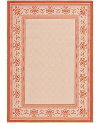 Safavieh Courtyard CY0901 Natural and Terra 8' x 11' Outdoor Area Rug