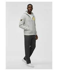 Champion Men's Gray San Diego Padres Reverse Weave Chenille Full-Zip Hoodie