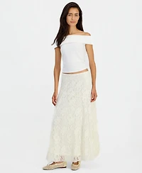On 34th Women's Lace A-Line Pull-On Maxi Skirt, Macy's Exclusive