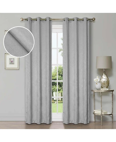 Superior Wave Geometric Washable Room Darkening Blackout Curtains