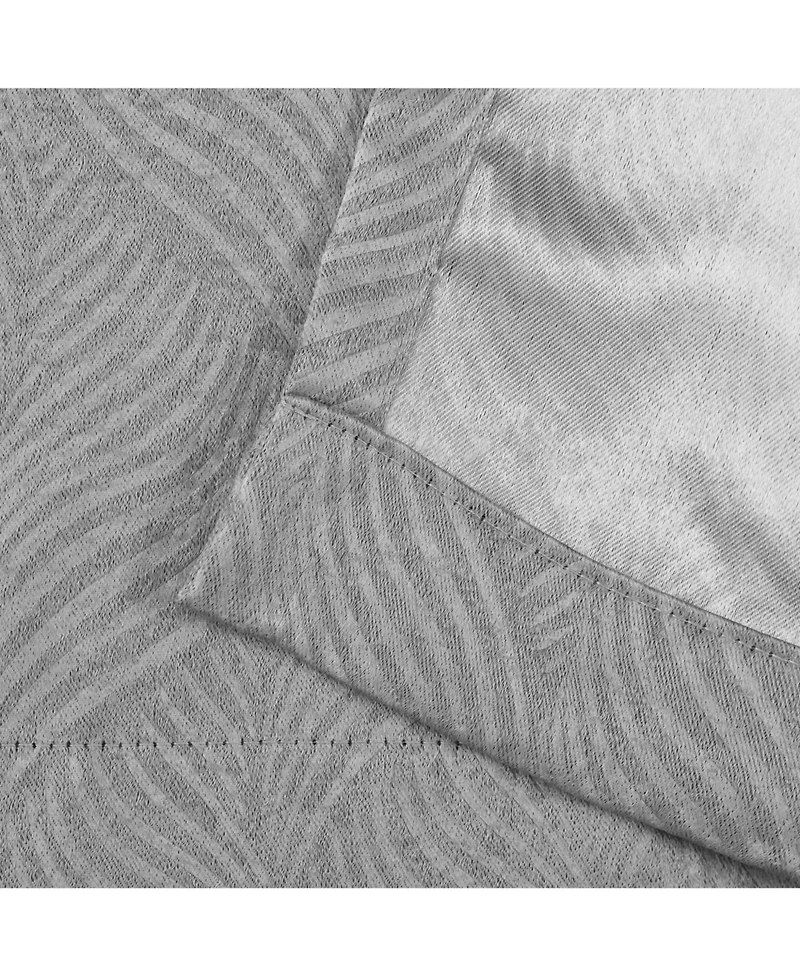 Superior Wave Geometric Washable Room Darkening Blackout Curtains