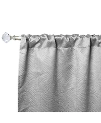 Superior Wave Geometric Washable Room Darkening Blackout Curtains