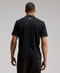 Nike Men's Black San Francisco Giants Authentic Collection Striped Victory Dri-fit Polo Shirt