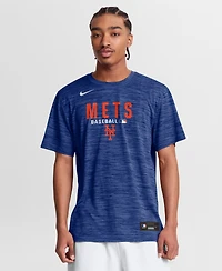 Nike Men's Royal New York Mets Authentic Collection Velocity Dri-fit T-Shirt