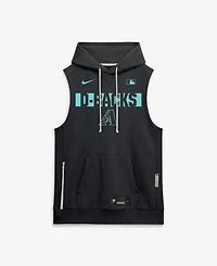Nike Men's Black Arizona Diamondbacks Authentic Collection Standard Issue Dri-fit Sleeveless Hoodie