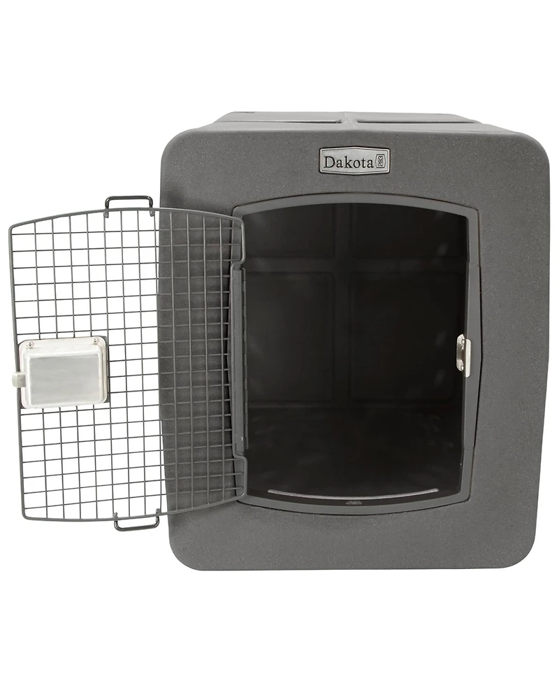 Dakota283 G3 High-Security Polyethylene Framed Door Kennel, XLarge, Dark Granite