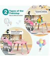 Gouun Toddler 6 in 1 Convertible High Chair with Adjustable Removable Tray and Booster