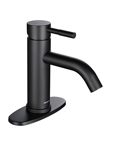 Phying Modern Bathroom Sink Faucet Single Hole Single Handle Tap Easy Install