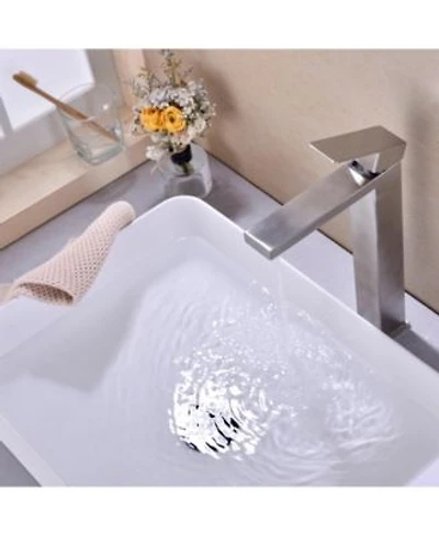 Phying Single Handle Sink Brushed Nickel Vanity Bathroom Faucet Basin Mixer Tap