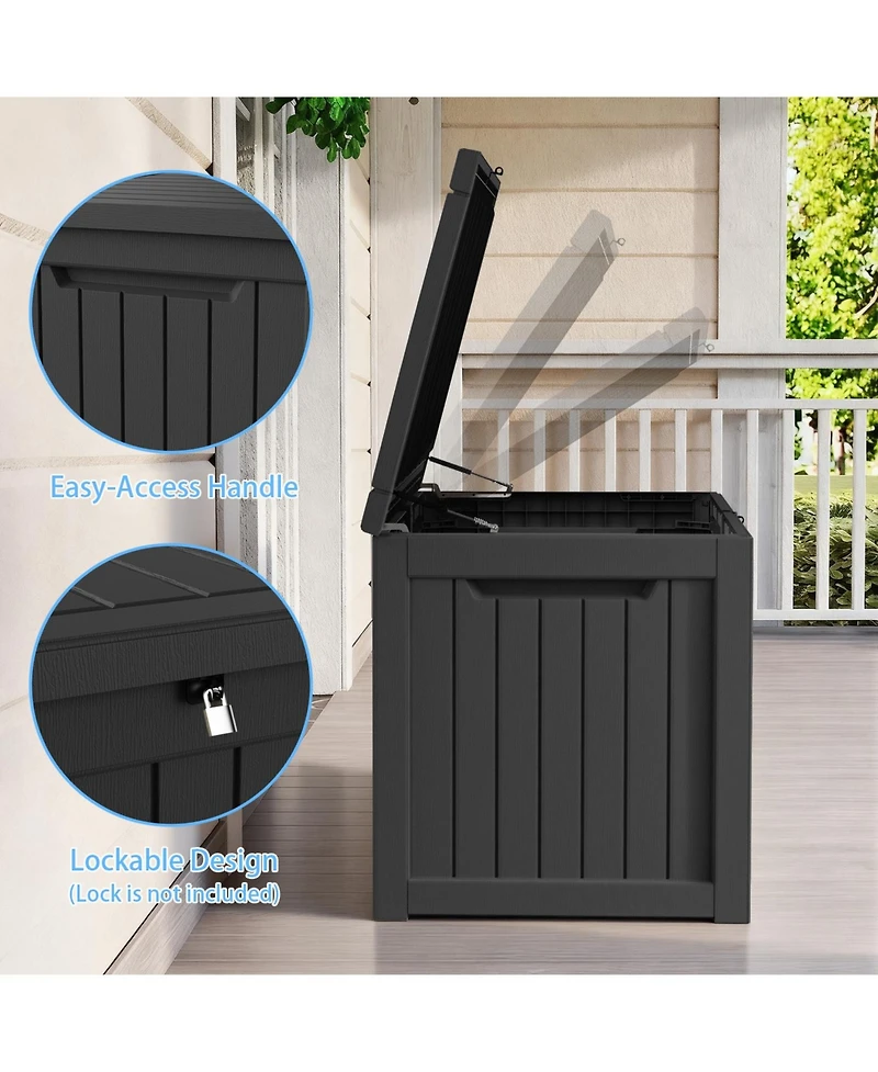 sumyeg 230 Gal. Resin Outdoor Storage Deck Box