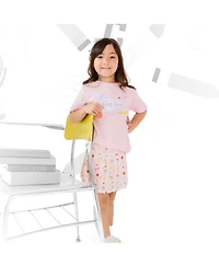 Sweet Wink Little Girls First Grade Pennant Short Sleeve T-Shirt