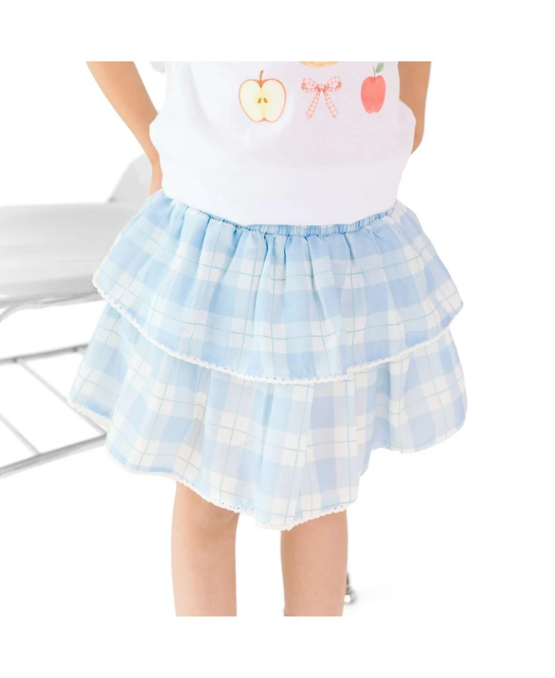 Sweet Wink Big Girls Plaid Skirt