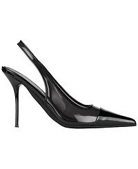 Jeffrey Campbell Women's Pucker Vinyl Slingback Pumps